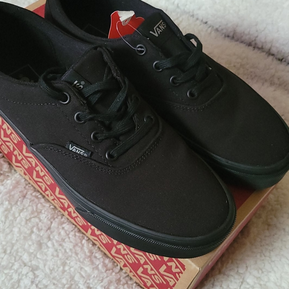 Black on Black Vans